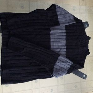 Aeropostale Black with grey stripe sweater